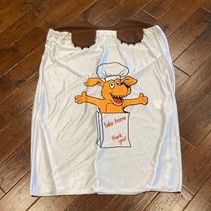 Adult Halloween Doggie Bag Body Tunic ONLY Costume One Size NEW